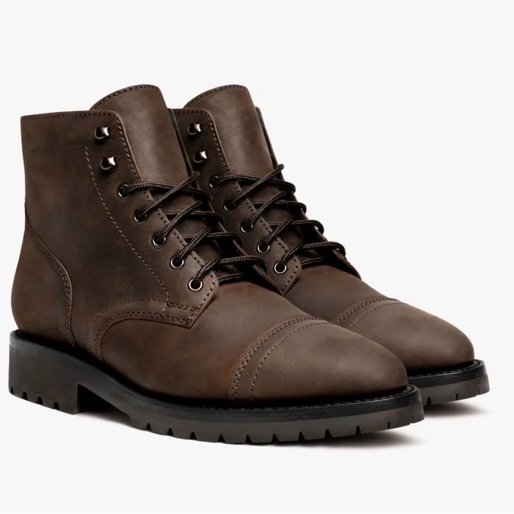 Thursday Boot Company Brown Lace-Up Boots